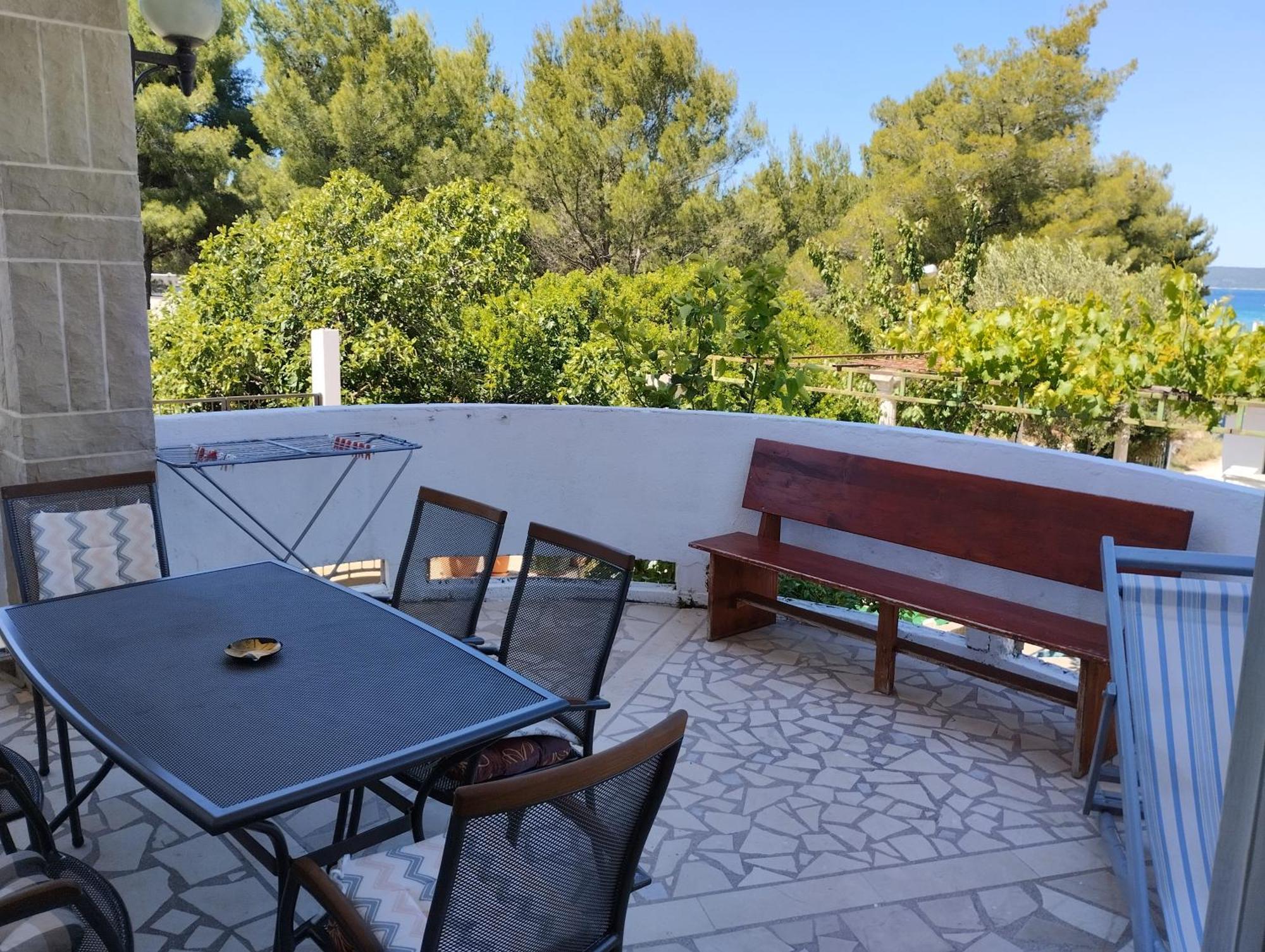 Braco Apartments By The Sea With A Sea View Zaboric Esterno foto